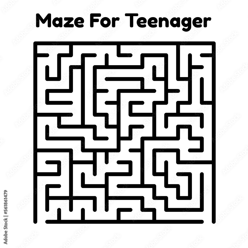 Maze For Teenager