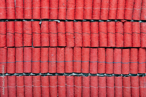 firecrackers as a background and texture