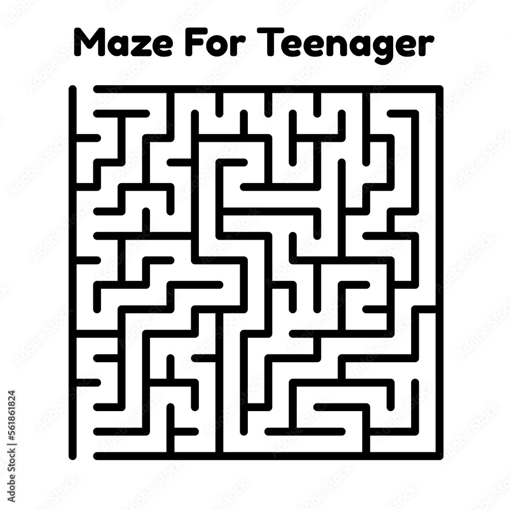 Maze For Teenager