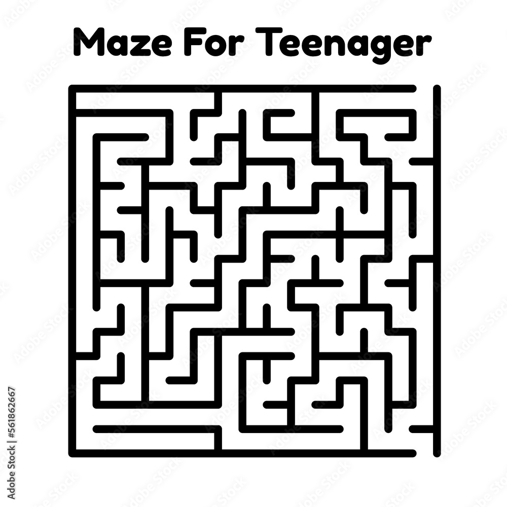 Maze For Teenager