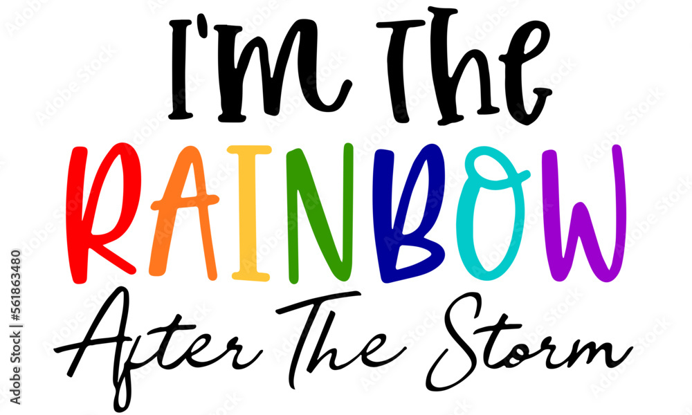 I'm The Rainbow After The Storm svg, Rainbow Baby svg, Newborn svg, Svg files for cricut, Announcement Svg, Instant Download I'm The Rainbow After The Storm svg, Rainbow Baby svg, Newborn svg, Svg files for cricut, Announcement Svg, Instant Download