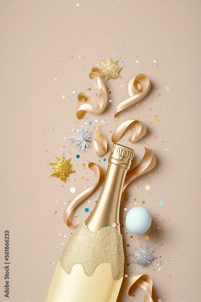 Naklejka premium Celebration Background for Gift Cards, Invitations, Parties