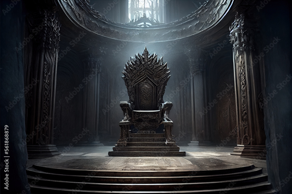 Gothic Throne Wallpaper