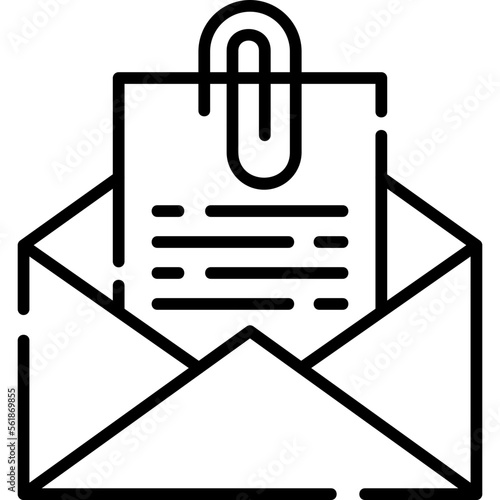 Attach File Email Icon