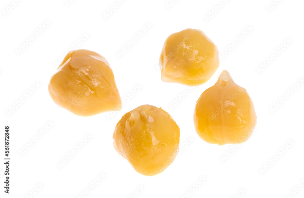 boiled chickpeas isolated boiled chickpeas isolated