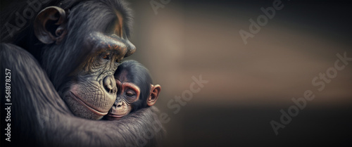 banner mamma scimmia