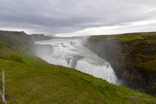 Gullfoss waterfalls in Iceland.