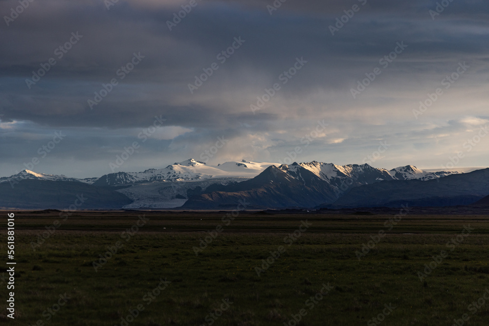 Mountain range in Iceland.