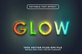 Glow Editable Text Effect