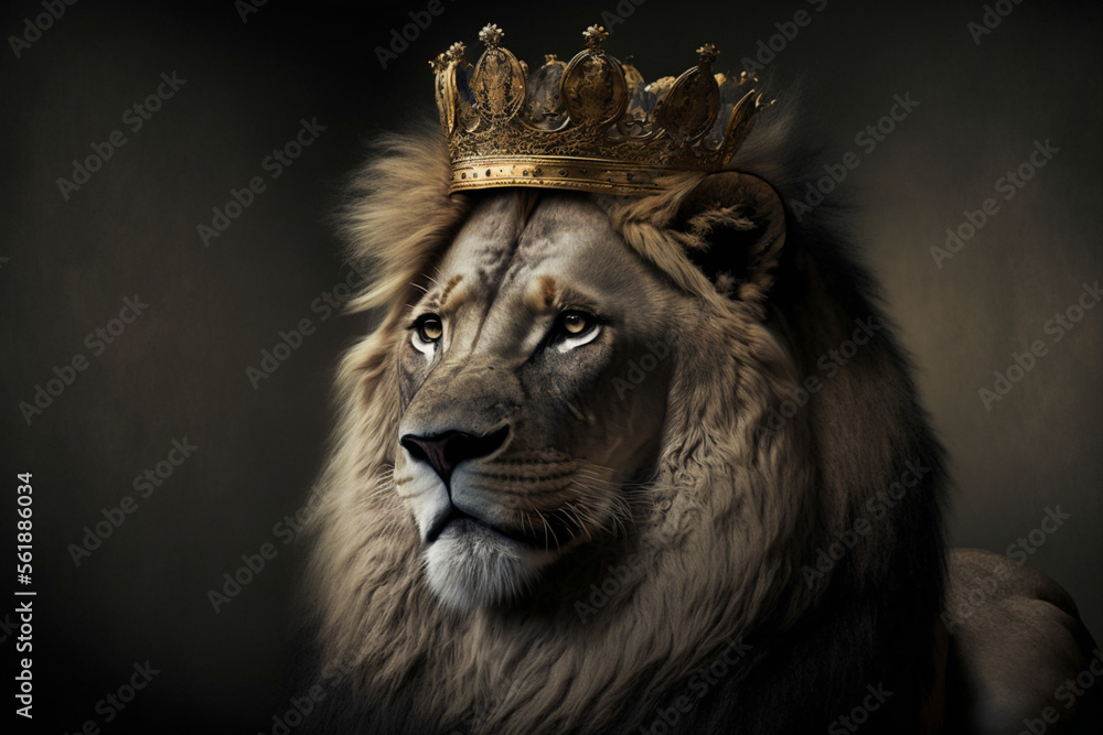 Fototapeta premium portrait of a lion