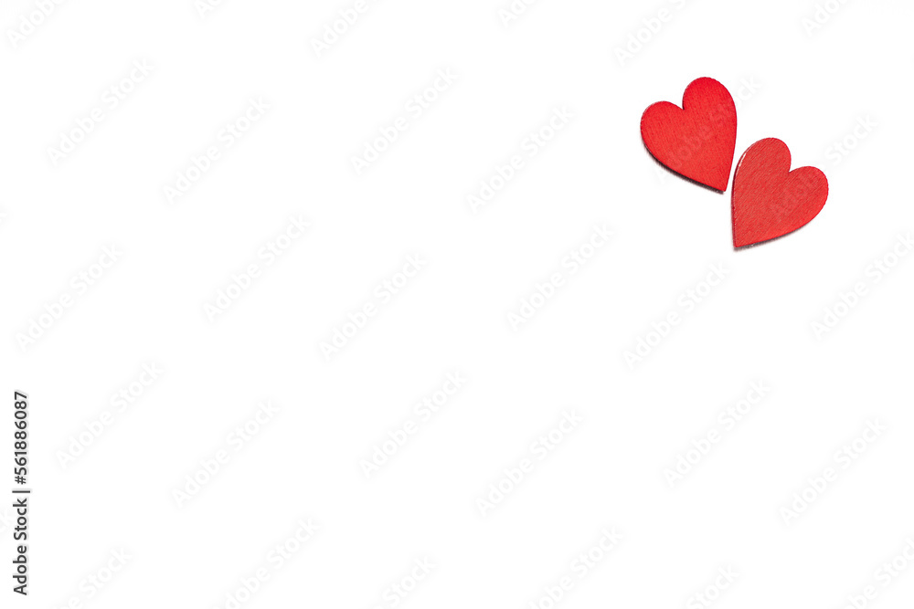 Lots of hearts are hung,,garland of hearts on an isolated white background. decoration for valentine's day,postcard,banner Lots of hearts are hung,,garland of hearts on an isolated white background. decoration for valentine's day,postcard,banner