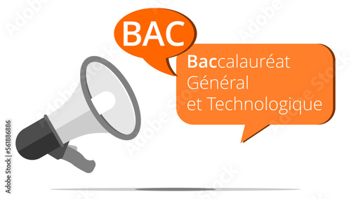 Mégaphone BAC - Baccalauréat Général et Technologique