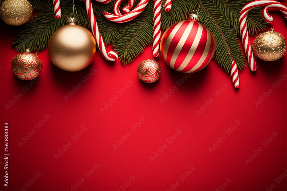christmas background with red balls empty space for text - gift cards, invitations christmas background with red balls empty space for text - gift cards, invitations