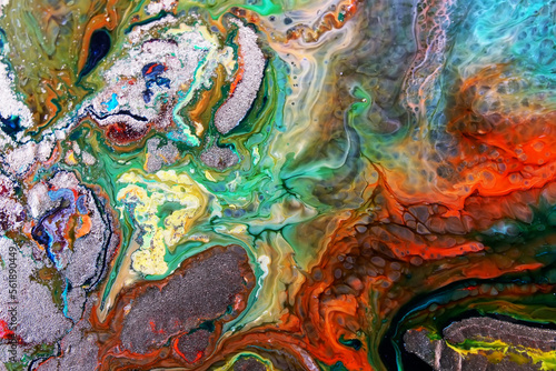 Epoxy resin abstract texture