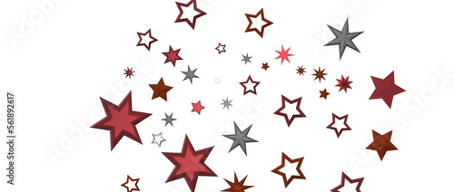 stars background  sparkle lights confetti falling. magic shining Flying christmas stars on night