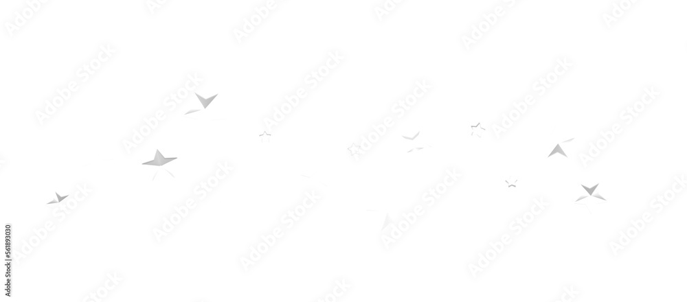 Obraz premium stars. Confetti celebration, Falling silver abstract decoration for party, birthday celebrate,