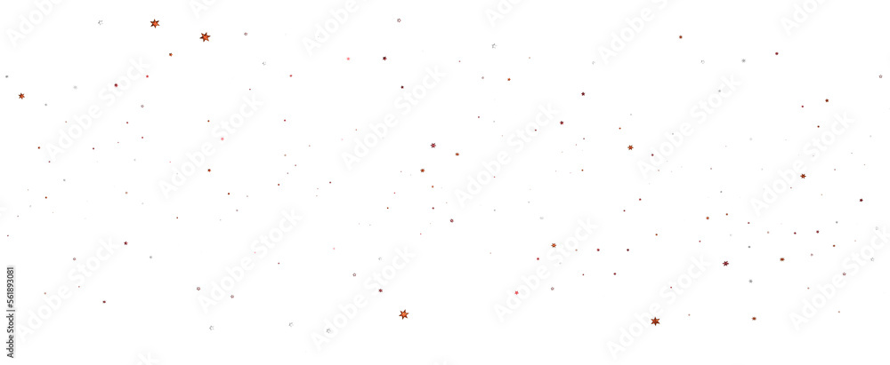 Festive christmas card. Isolated illustration white background. - in red