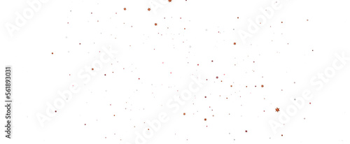 Festive christmas card. Isolated illustration white background. - in red