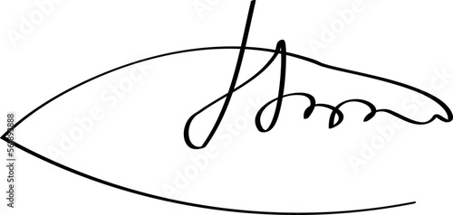 Vector signature. Autograph hand drawn. Scrawl signature. Handwritten autograph. Handwriting scribble by pen.