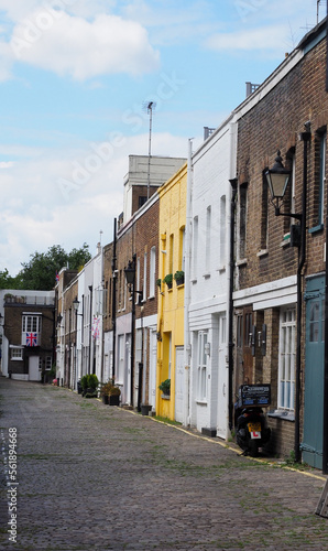 An historic mews of terraced housing in central London near Paddington © chris