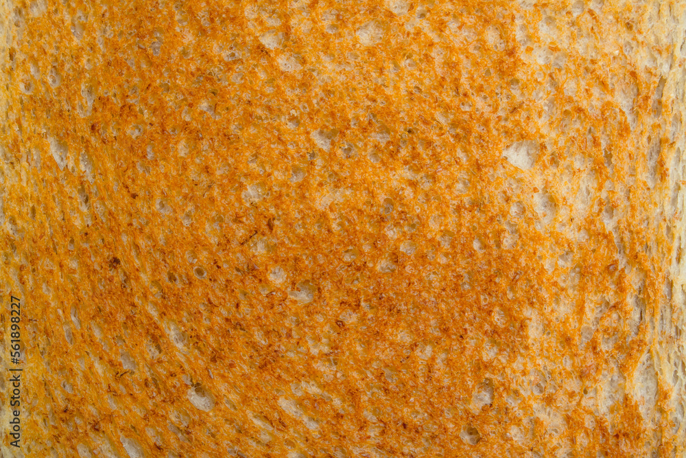 Toasted bread texture.