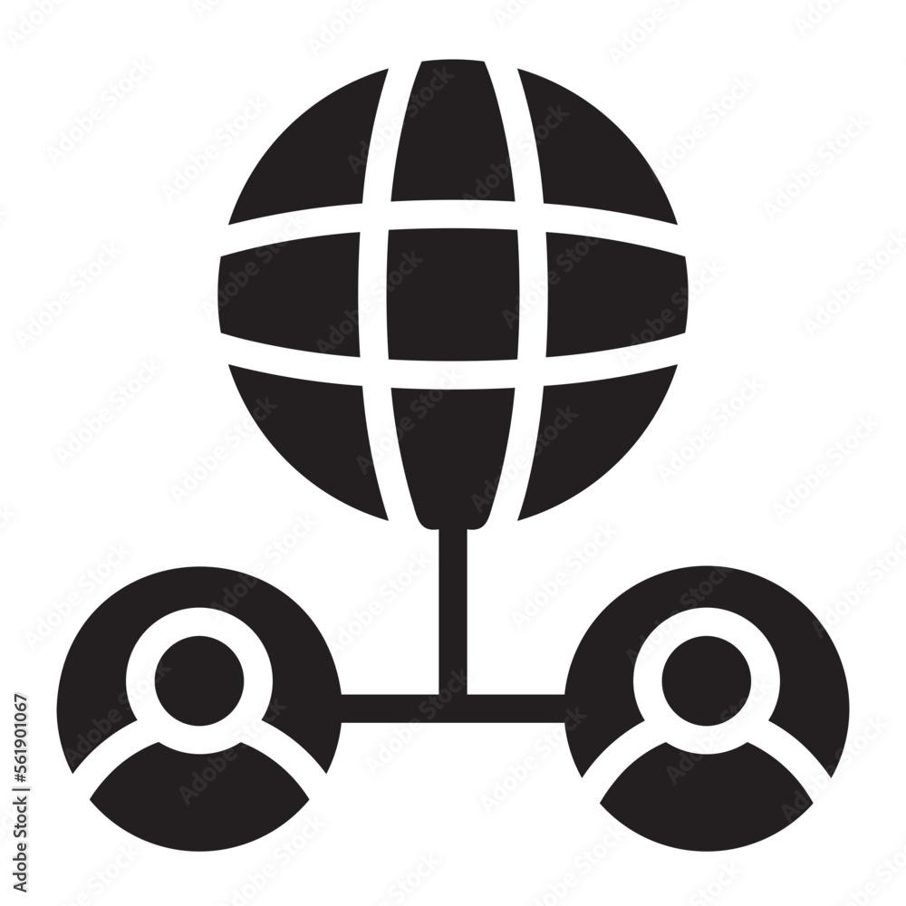 connection glyph icon connection glyph icon