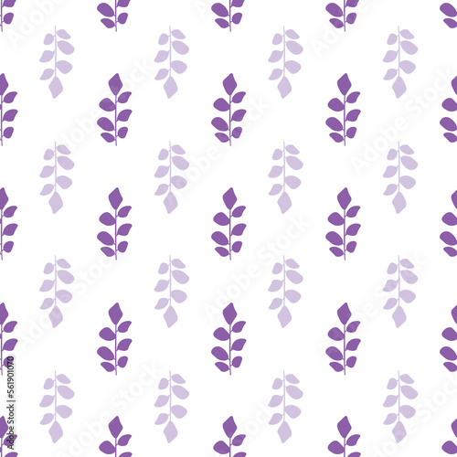 Leaf vector repeat pattern seamless withe background