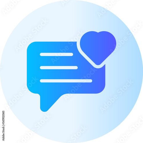 feedback gradient icon