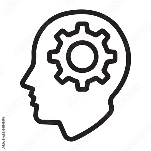mind glyph icon