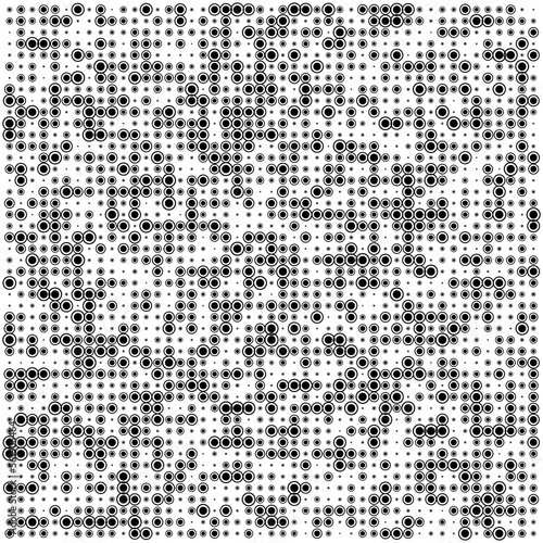 Circles halftone random pattern background. Vector illustration.