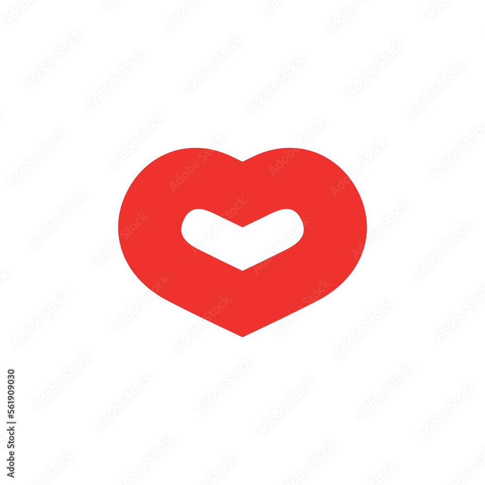 Heart icon. Simple style gift shop big sale poster background symbol. Heart brand logo design element. Heart t-shirt printing. Vector for sticker. Heart icon. Simple style gift shop big sale poster background symbol. Heart brand logo design element. Heart t-shirt printing. Vector for sticker.