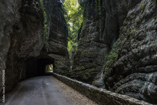 Strada della Forra panoramic road through the gorge on Lake Garda