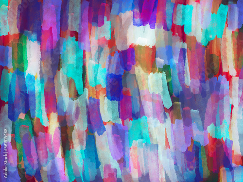 Abstract Pastel Background with Big Brush Strokes (ID: 561915468)