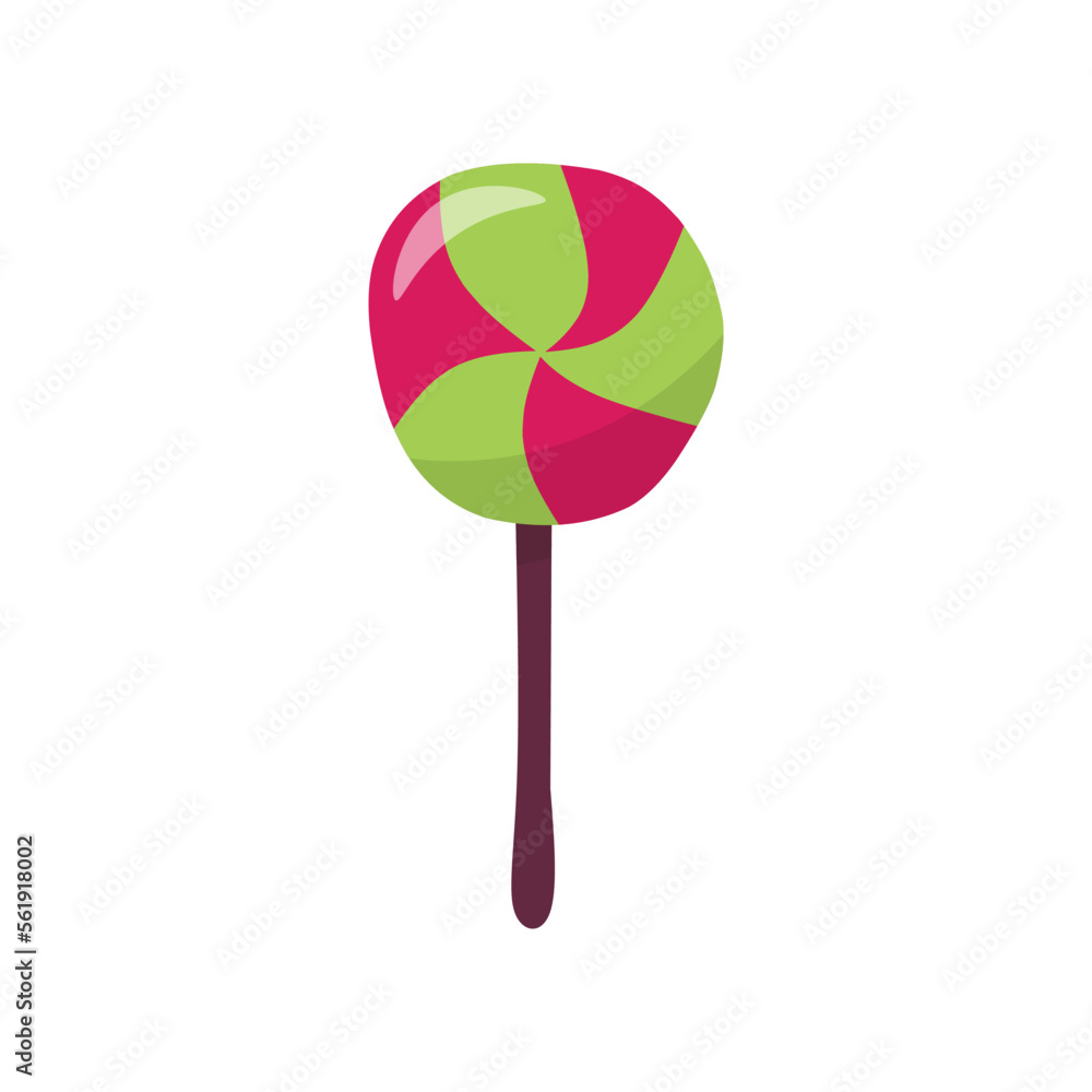 Vector single image of lollipop isolated on white background Vector single image of lollipop isolated on white background