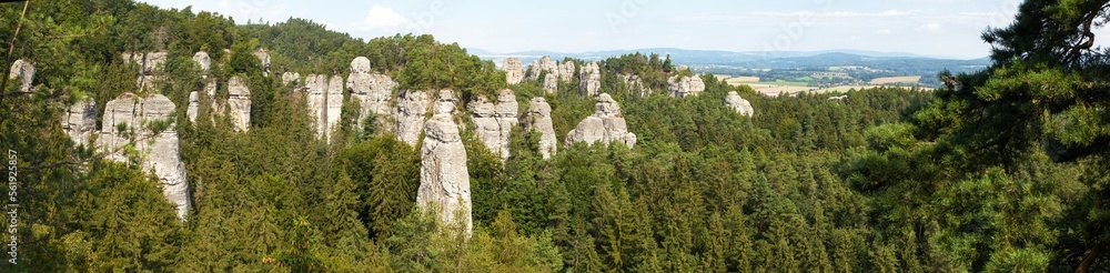 sandstone rock panorama