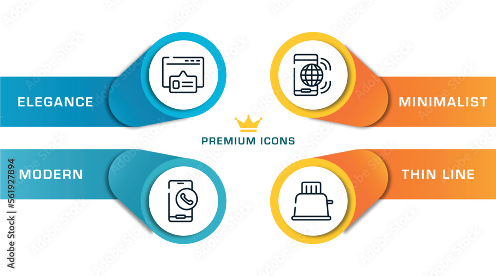 internet of things outline icons with infographic template. thin line icons such as pop up, call by mobile phone, internet connection by cellphone, toaster vector. internet of things outline icons with infographic template. thin line icons such as pop up, call by mobile phone, internet connection by cellphone, toaster vector.