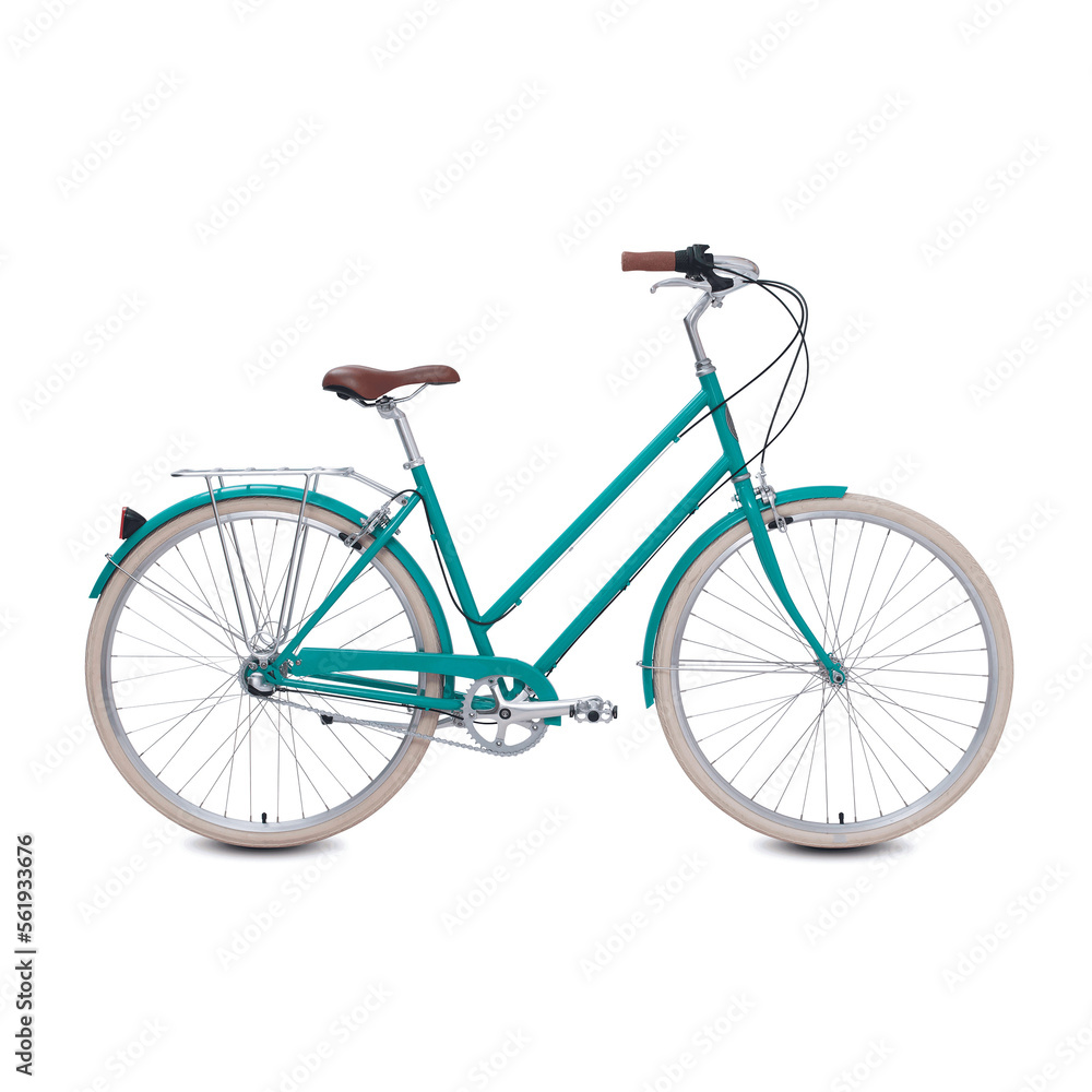blue cycling bike bicycle isolated detoured