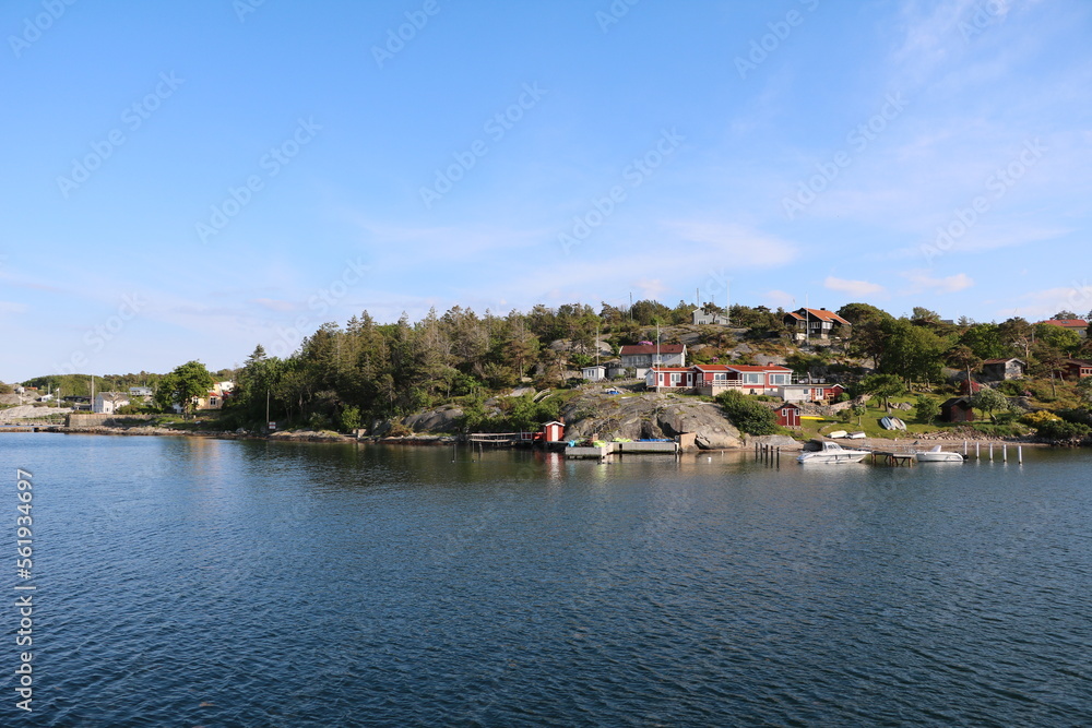 Landscape of Styrsö island in Gothenburg, Sweden