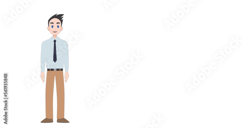 Image of pictogram of man in shirt with copy space on white background