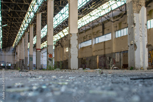 abandoned factory building