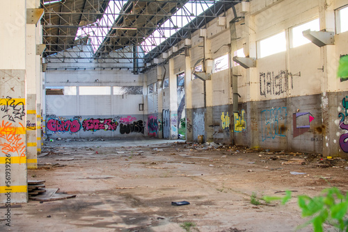 old abandoned factory