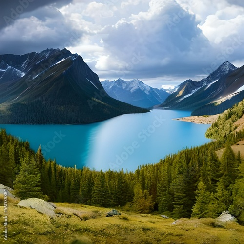 Lake and Mountains © Benny