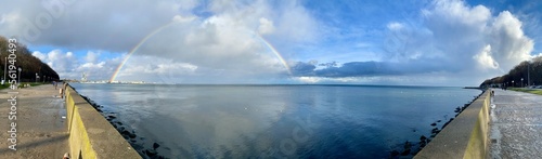 Rainbow over Gdynia