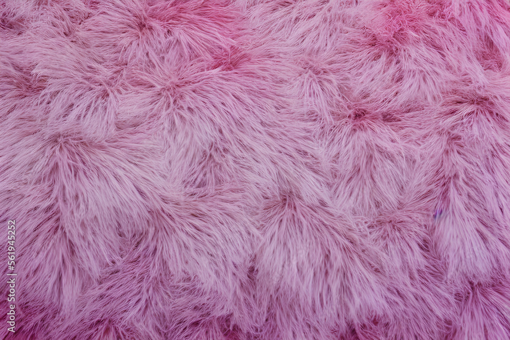 Fototapeta premium Light pink fur texture IA