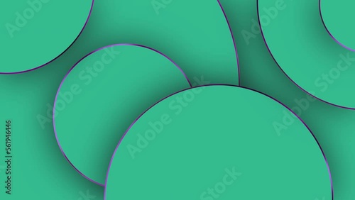 Circles flowting shapes background transition loop , event composition background photo