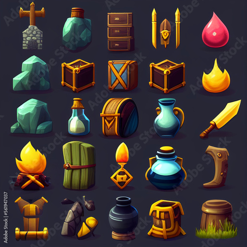 2D Game Asset Pack, 2D Platformer Game Assets, 2D Game Asset Pack