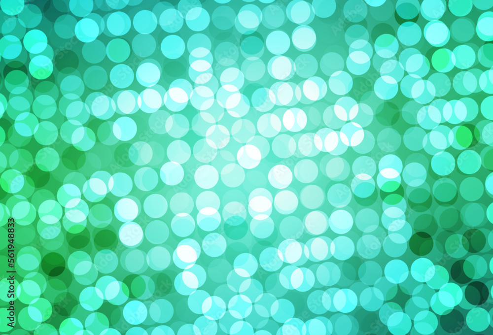 Light Green vector background with bubbles. Light Green vector background with bubbles.
