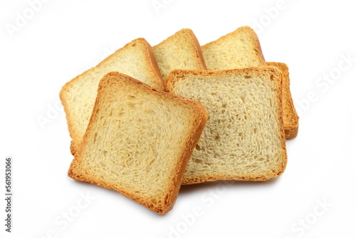 Sliced Toast Bread isolated on white background