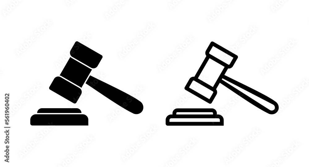 Gavel icon vector illustration. judge gavel sign and symbol. law icon. auction hammer Gavel icon vector illustration. judge gavel sign and symbol. law icon. auction hammer