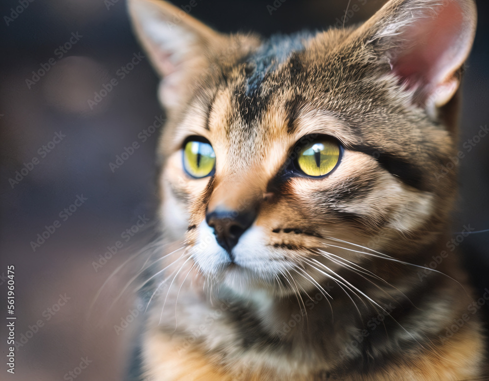 photography of a cute cat baking pizza - AI Generated photography of a cute cat baking pizza - AI Generated